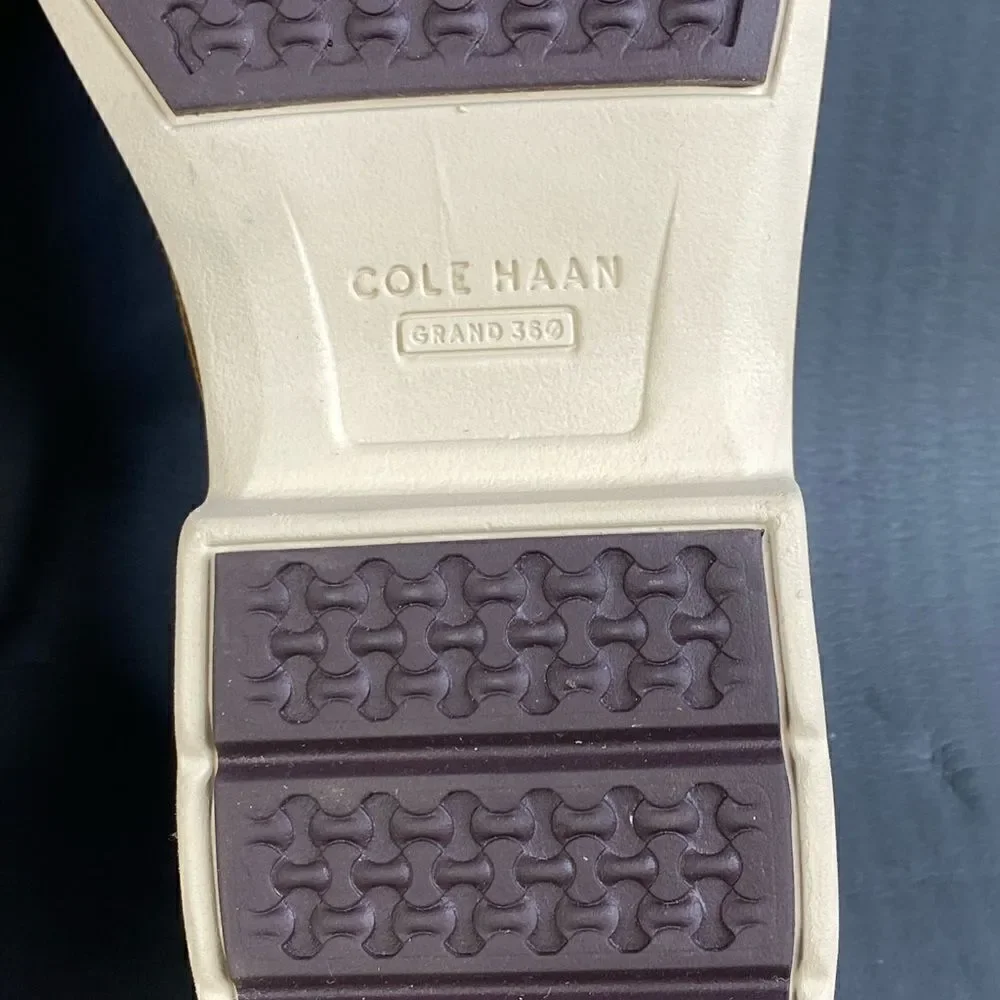 Cole Haan The Go-to Plain Toe brown suede comfort Oxford shoes mens size 11.5